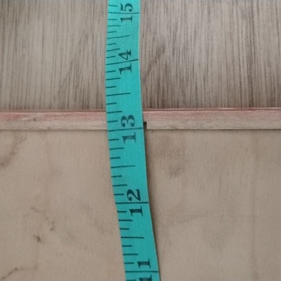 . Vintage Wooden Drawer Divider - Red & White Wood Utensil Organizer - Picture 7 of 9